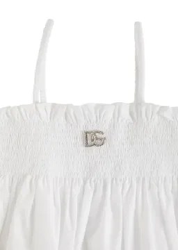 Dolce & Gabbana Cotton Poplin Dress White Size 5 for rent on The Volte - image 3