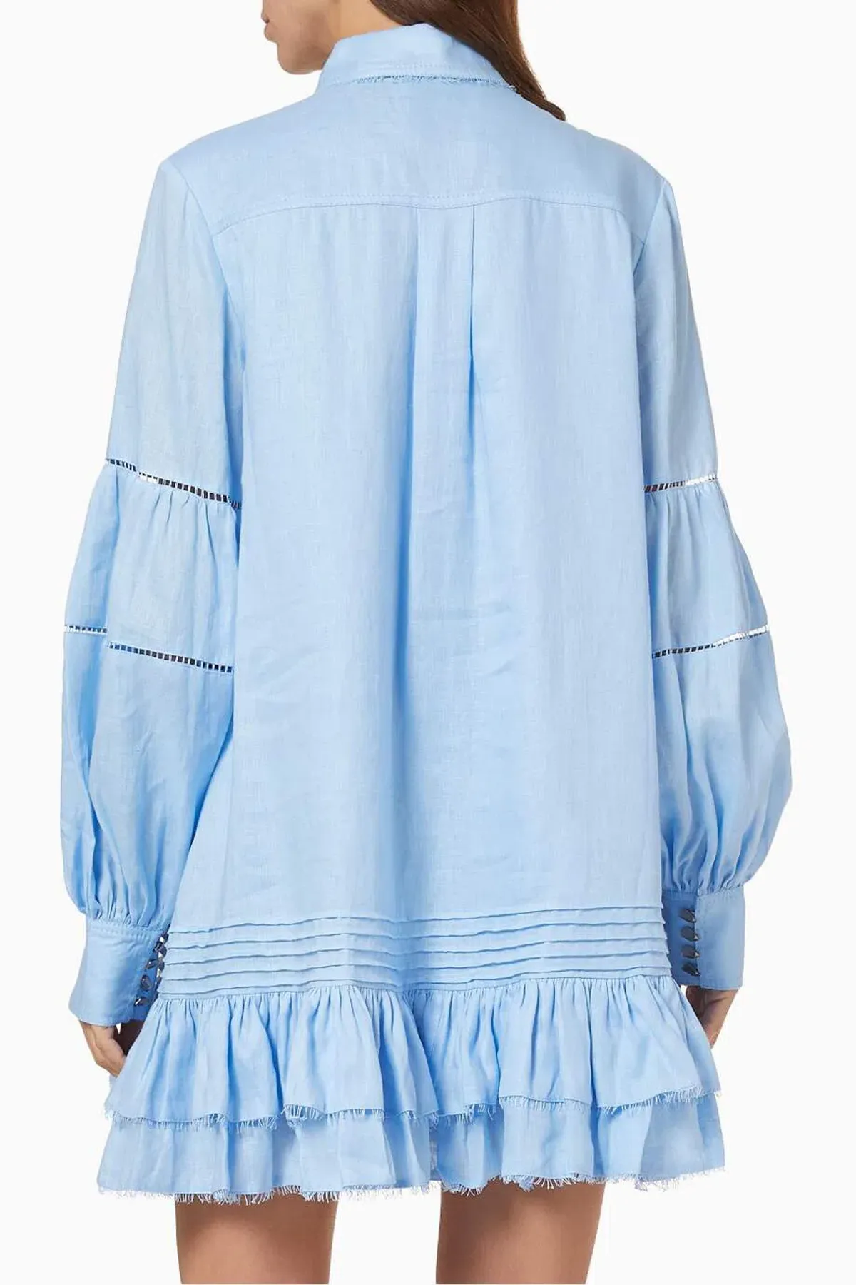 Aje Lotus Shirt Dress Blue Size 14 - Image 3