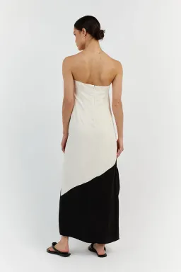 Dissh Taj Pearl and Black Midi Dress White Size 10 for rent on The Volte - image 2