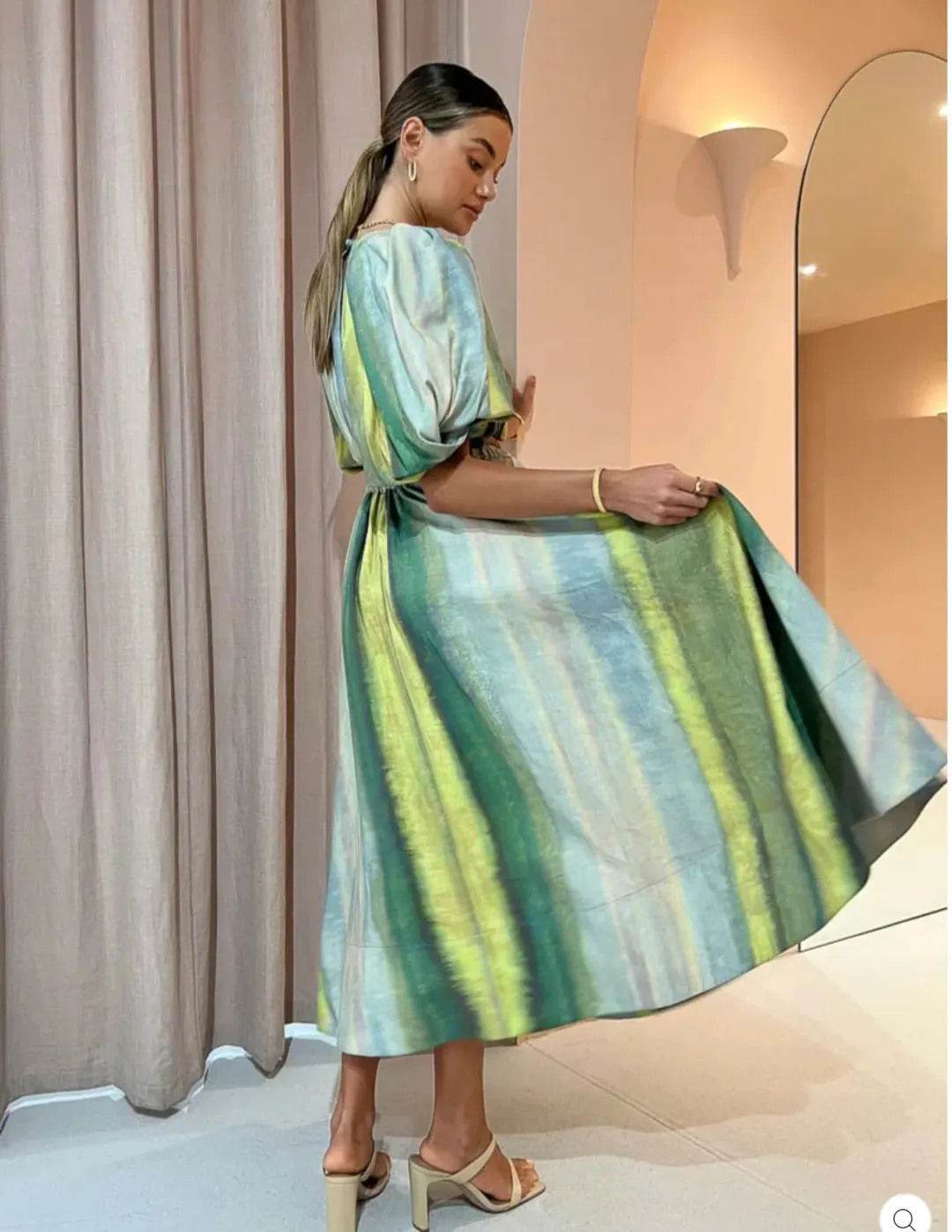 Acler Cumberland Top And Skirt Set Print Size 6 for rent on The Volte - main image