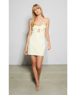 Bec & Bridge Ana Mini Dress Butter Size AU 6 for rent on The Volte - image 1