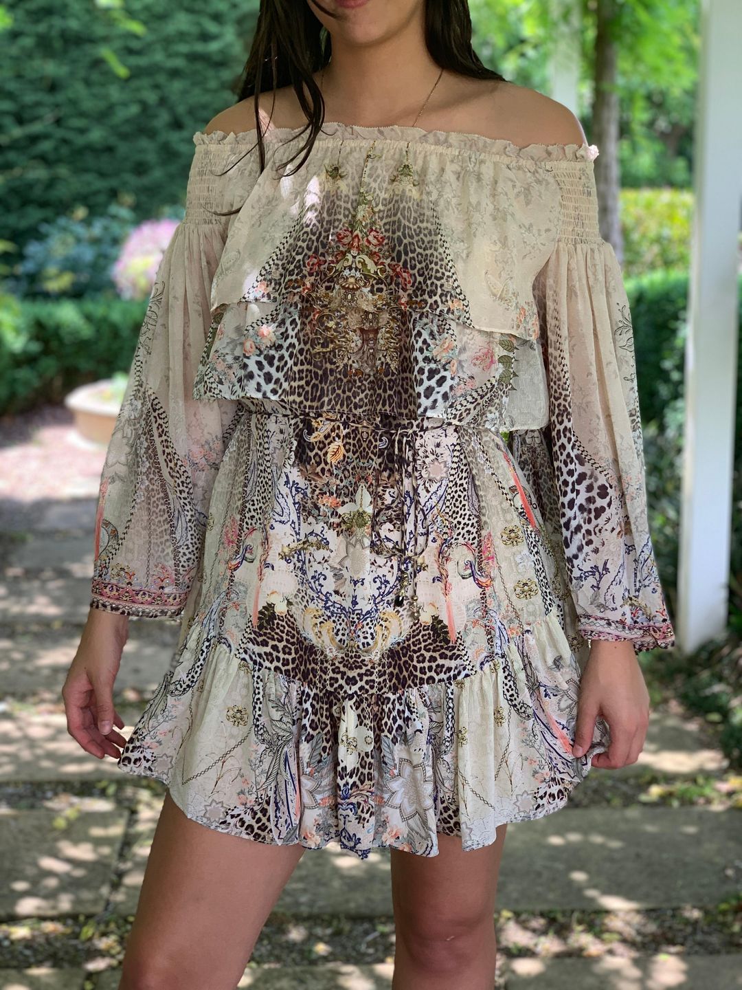 Camilla Forever Forever Tiered Short Dress Size 10/S for rent on The Volte - main image