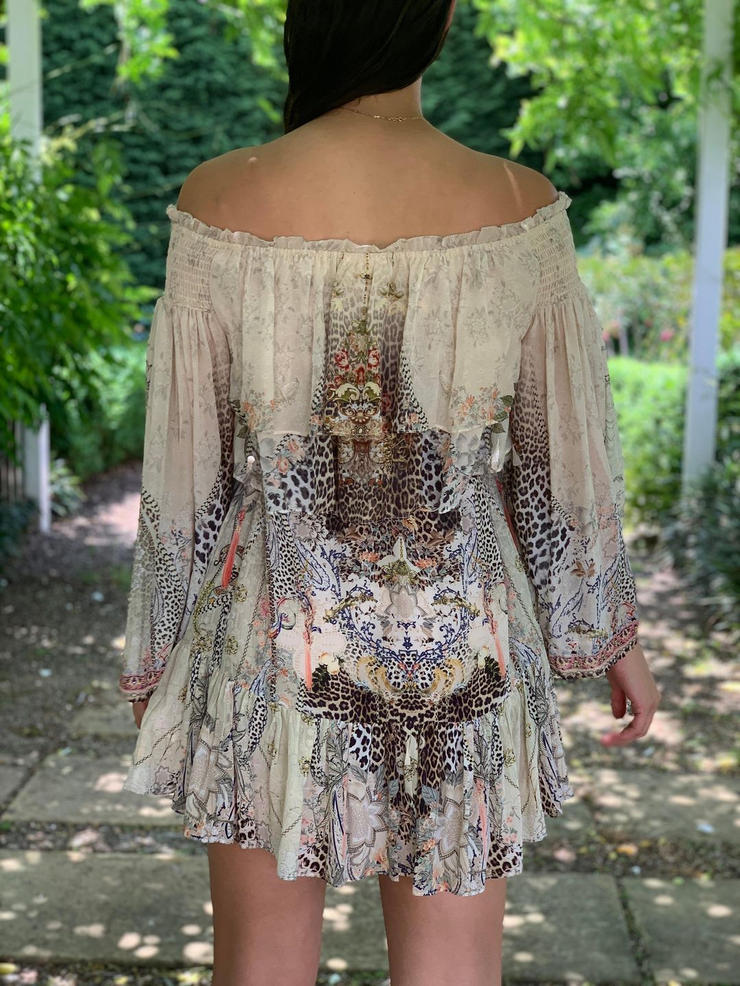 Camilla Forever Forever Tiered Short Dress Size 10/S for rent on The Volte - main image