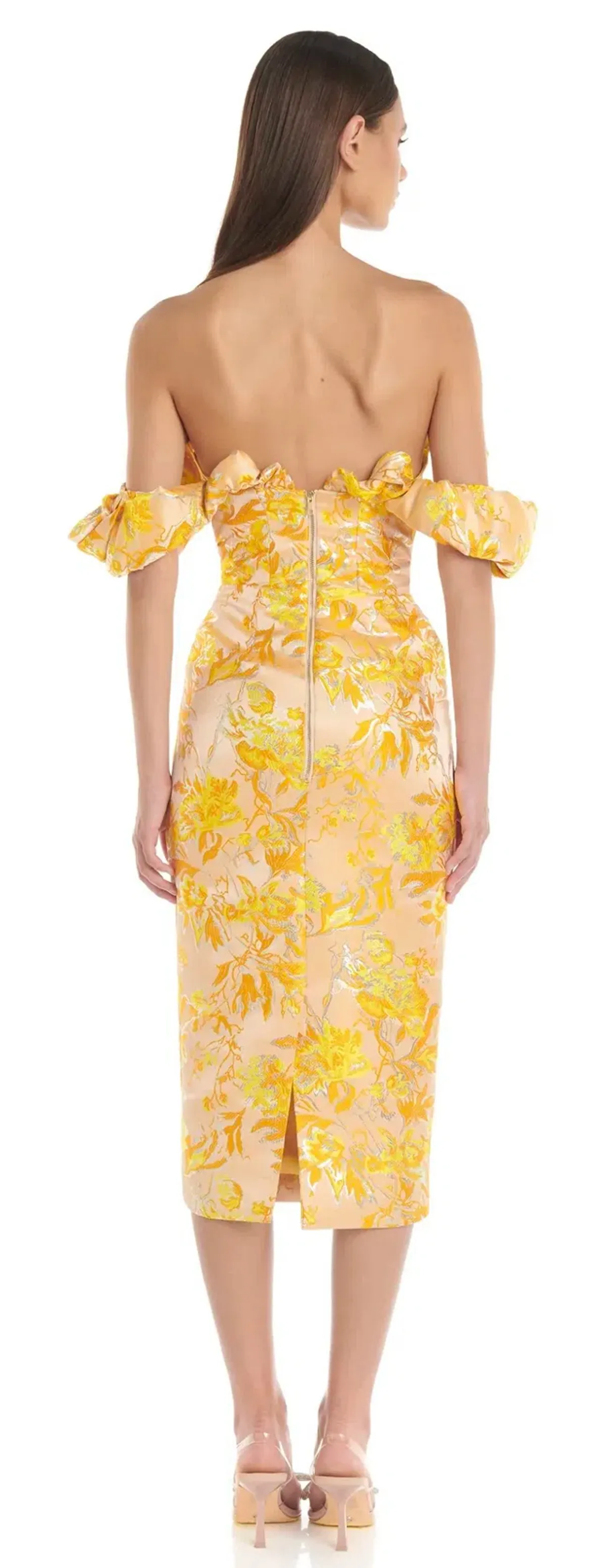 Eliyah the Label Brielle Dress Yellow Size S /AU 8 - Image 2