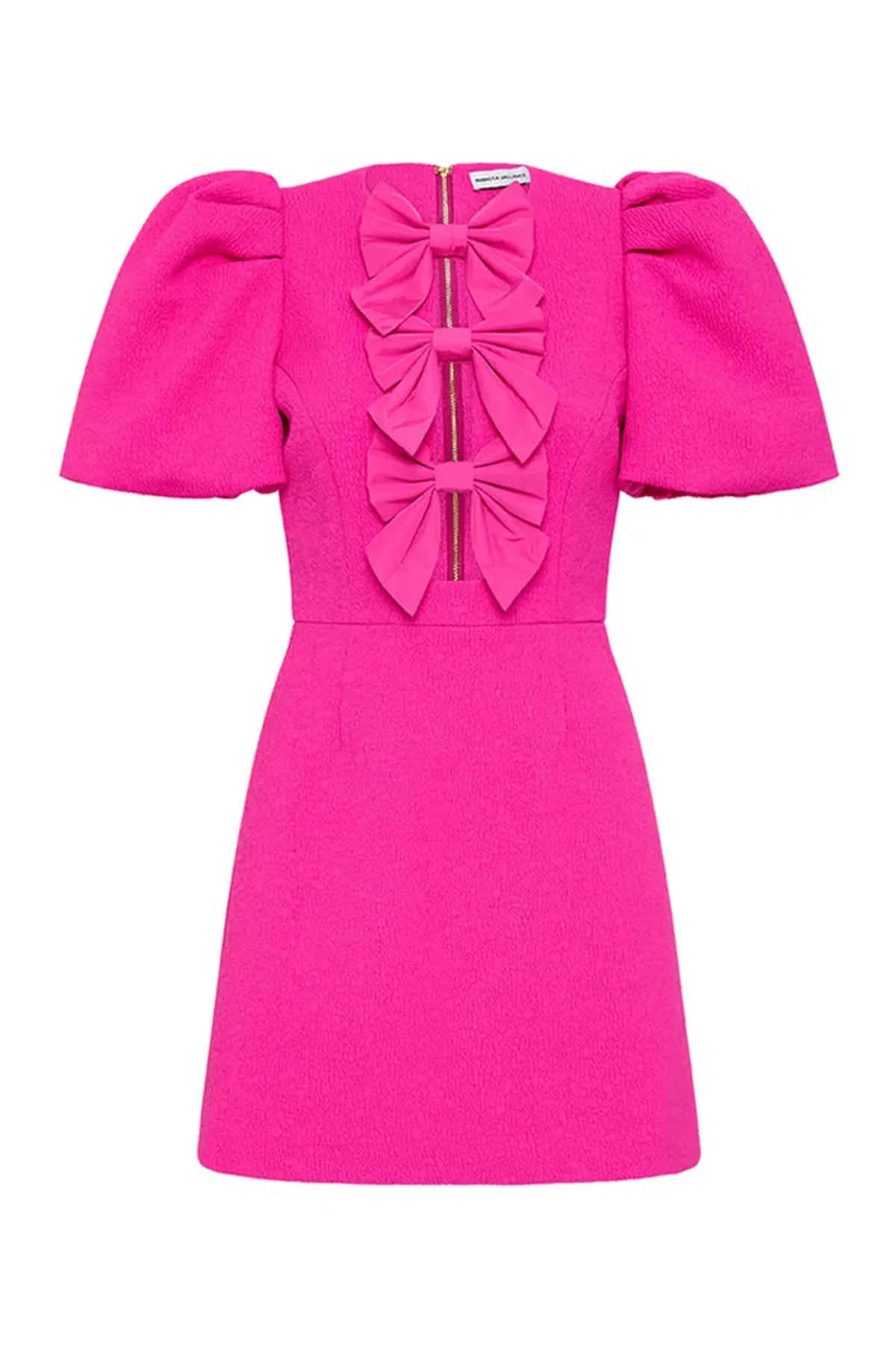 Rebecca Vallance Cecily Mini Dress Hot Pink Size 6 - Image 4