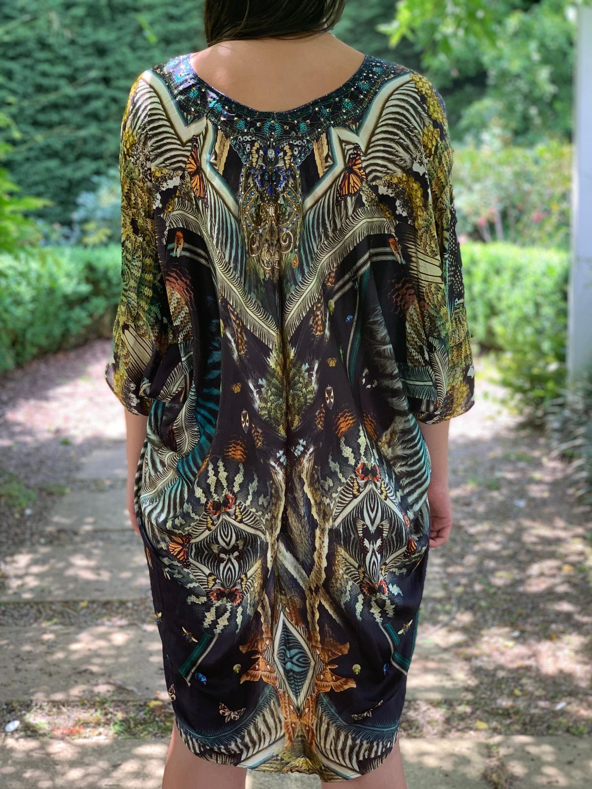 Camilla Maternal Instinct short kaftan w raglan sleeve Size 18 - Image 2