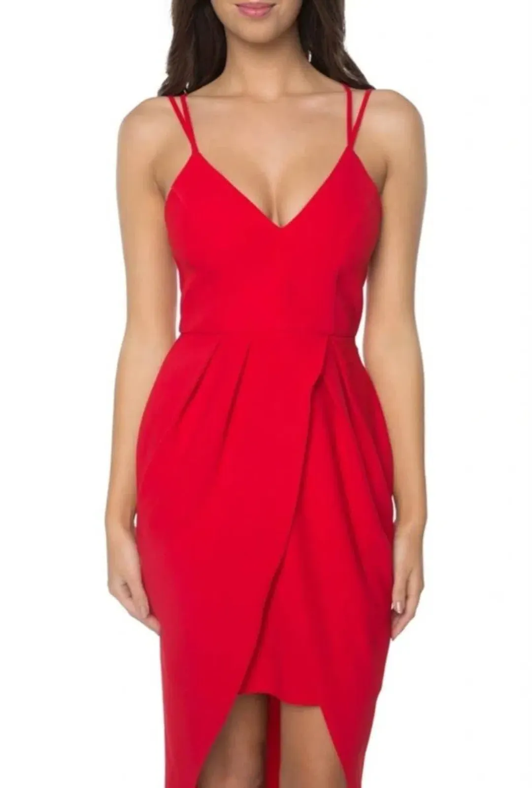 Pilgrim My Last Word Dress Red Size AU 8 for rent on The Volte - main image