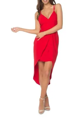 Pilgrim My Last Word Dress Red Size AU 8 for rent on The Volte - image 1
