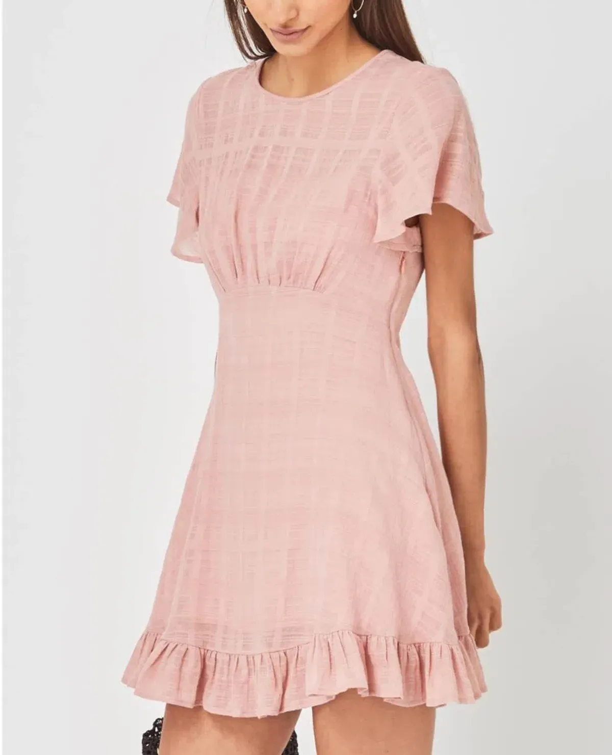 Auguste The Label Pia Mini Dress Pink Size 6 - Image 5