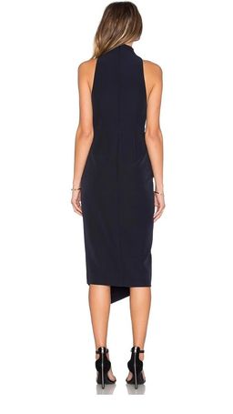 Shona Joy Admiral High Neck Dress in Navy size 6 for rent on The Volte - image 3