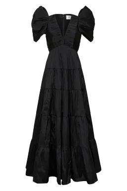 Aje Statuesque Tiered Gown Black Size 4 for rent on The Volte - image 3