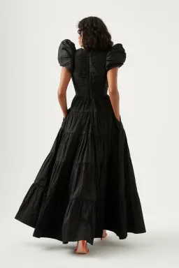 Aje Statuesque Tiered Gown Black Size 4 for rent on The Volte - image 2