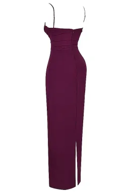 House of CB Lani Corset Maxi Dress Merlot Size S / Au 8 for rent on The Volte - image 5