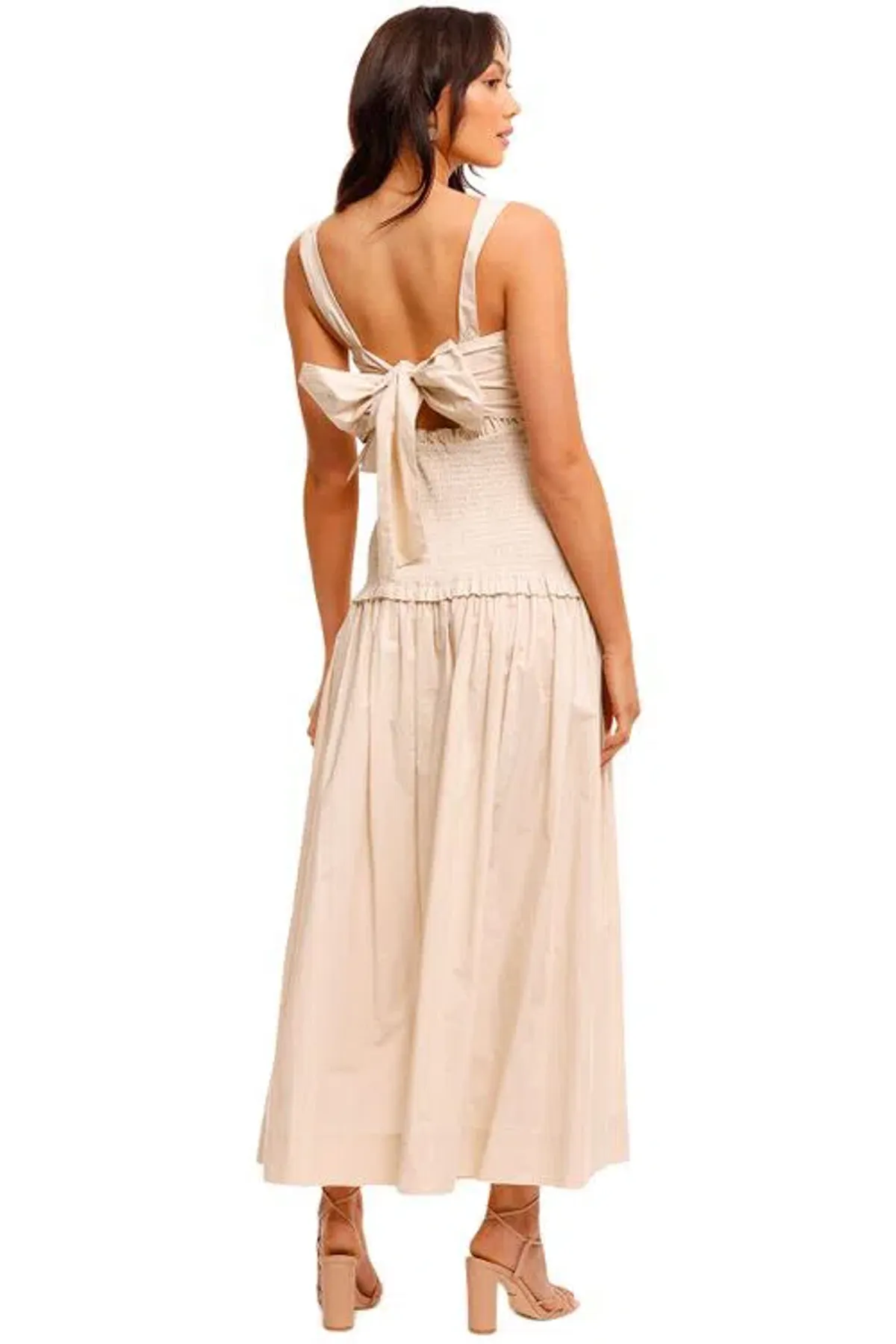 Bec & Bridge Minou Midi Dress in Pumice Size 10 - Image 6