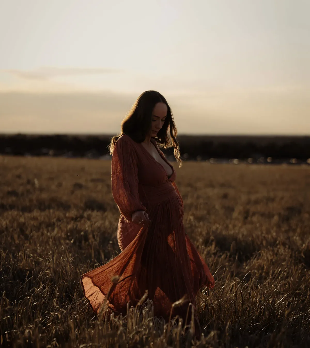 Jen's Pirate Booty Lapis Dress Rust Size M/L AU 10 - Image 4