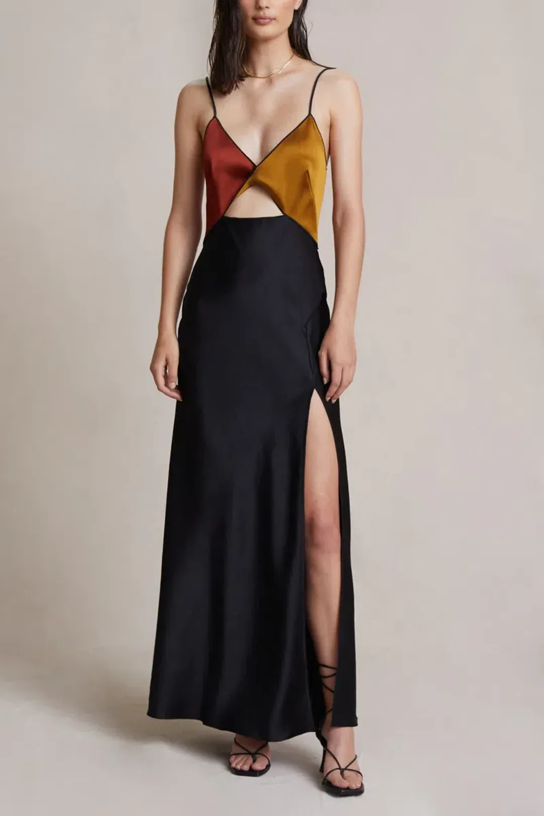 Bec & Bridge Lazar Midi Dress Black Size 10 for rent on The Volte - main image