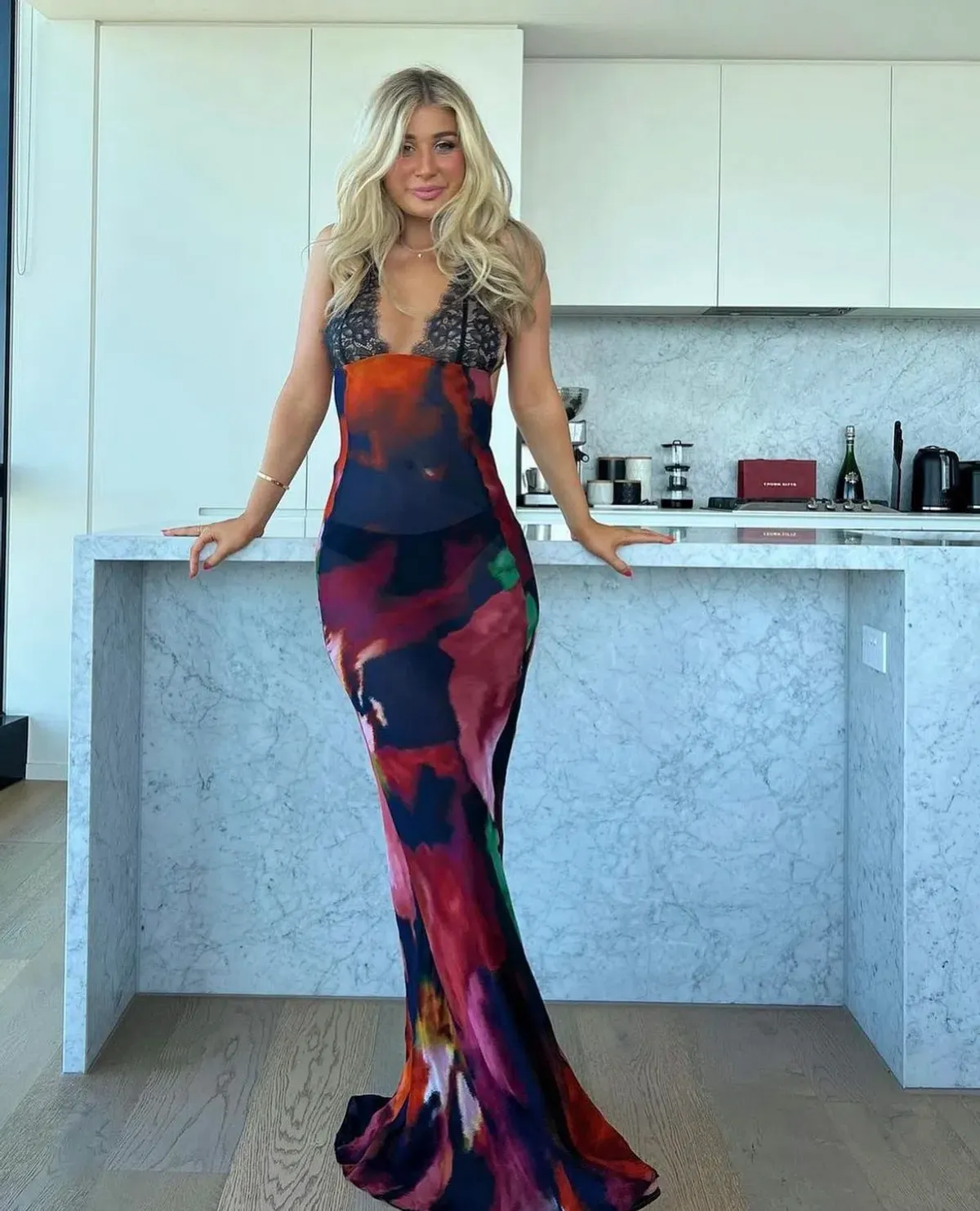 Rat & Boa Paola Floral Slip Dress Multi Size S / 8 - Image 2