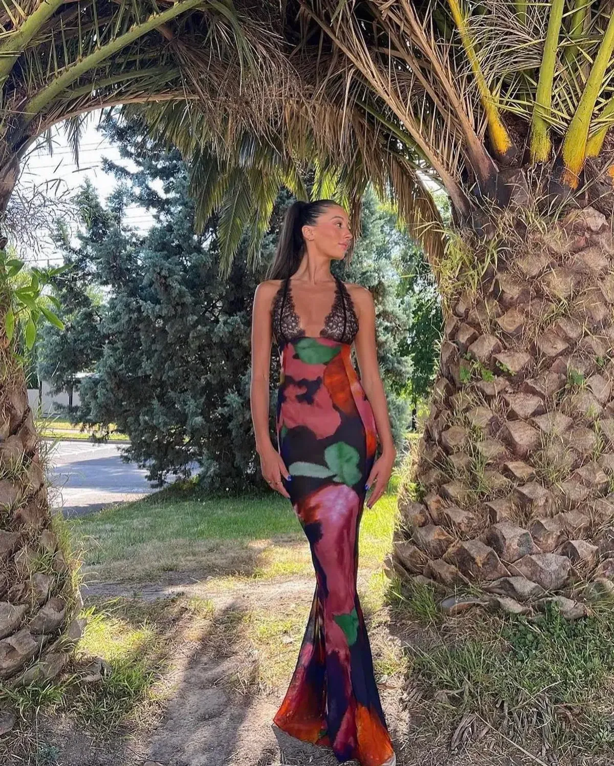 Rat & Boa Paola Floral Slip Dress Multi Size S / 8 - Image 5