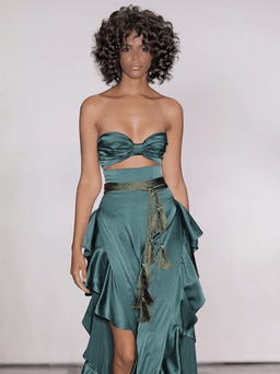 Bronx and Banco Havana Jumpsuit Green Size 8 for rent on The Volte - image 3