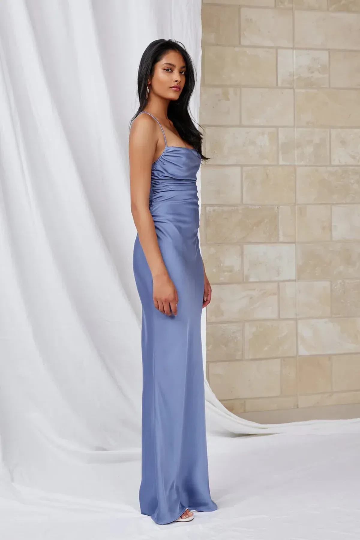 Lexi Scarlet Dress Stone Blue Size 12 - Image 4