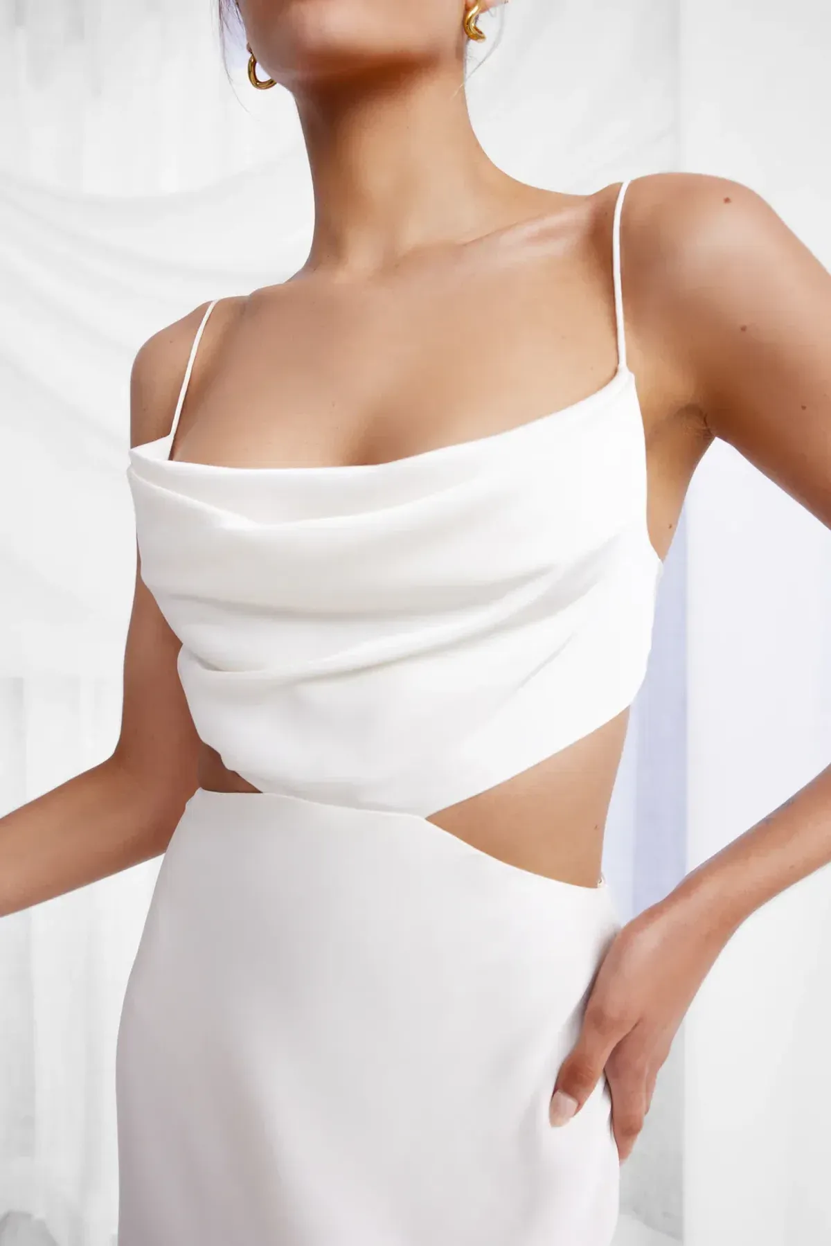 Lexi Celia Dress Oyster Size 6 - Image 2