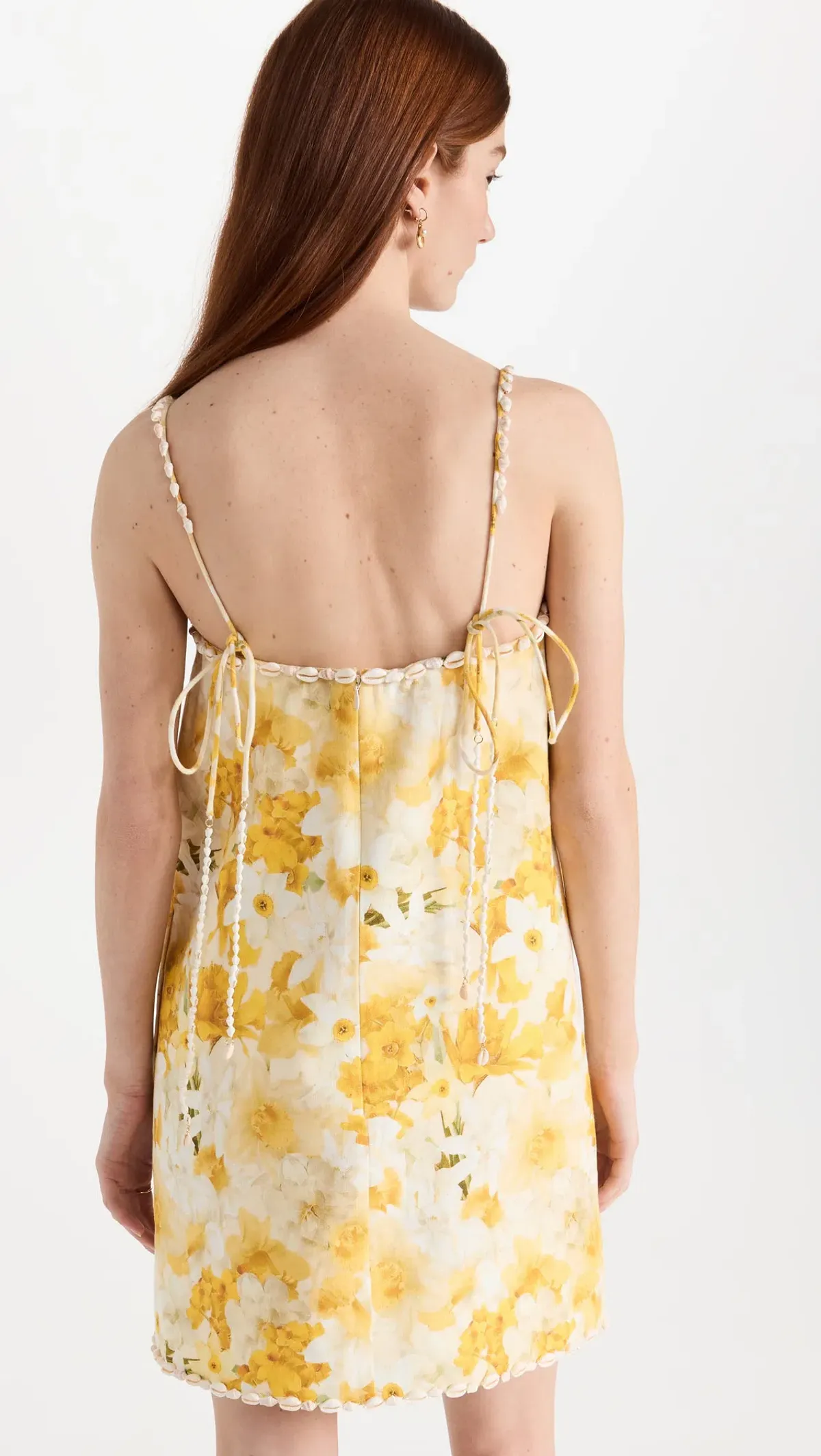 Zimmermann The Wonderland Shell Shift Mini Dress in Daffodil Print Size 1 / AU 10 - Image 6