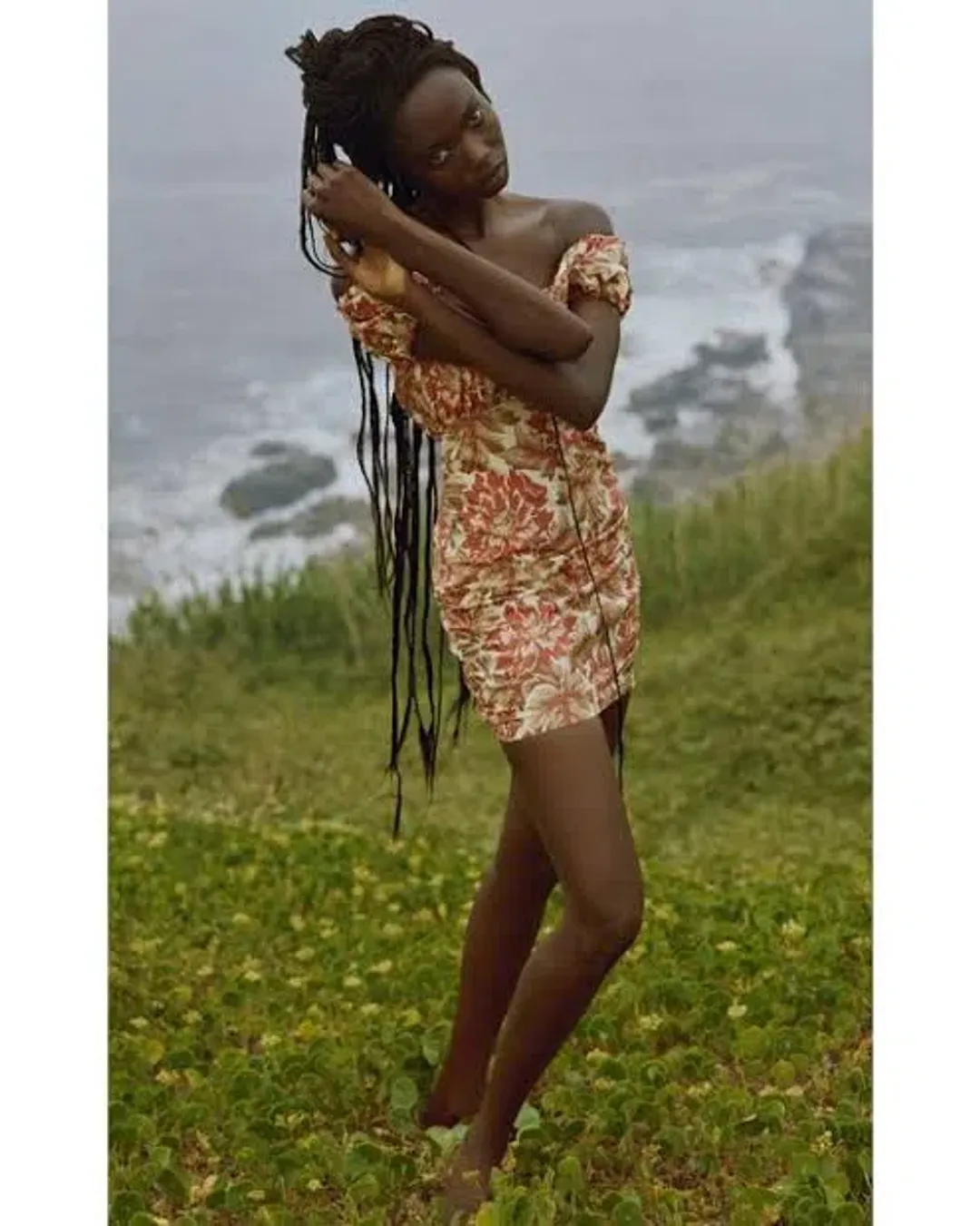 Sir The Label Valetta Off Shoulder Mini Dress Floral Size 3 / AU 12 for rent on The Volte - main image