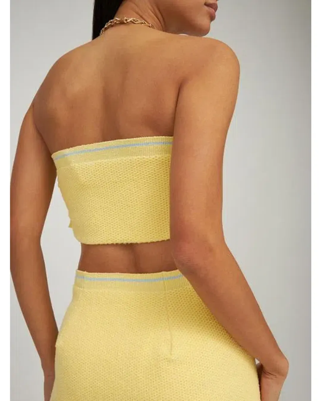 Jacquemus Sorbetto Terry Towel Set Yellow Size 6 for rent on The Volte - main image