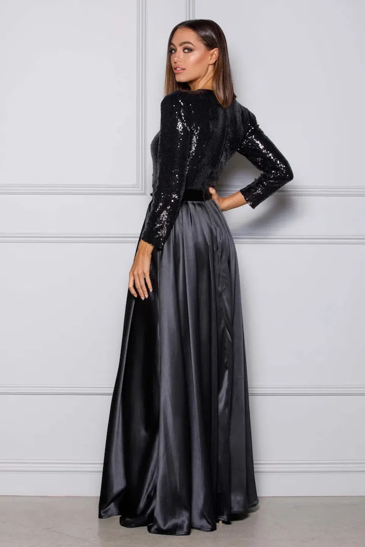 Elle Zeitoune Maxi Jimena Two-Piece Set Black Size 8 - Image 2