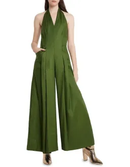 Sass & Bide Ever True Halter Neck Jumpsuit Pine Size 14 for rent on The Volte - image 1
