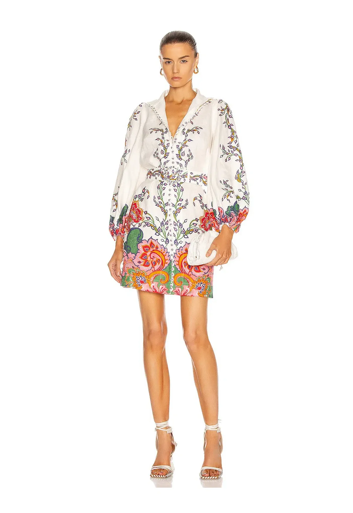 Zimmermann Lovestruck Tunic Floral Size AU 12 for rent on The Volte - main image