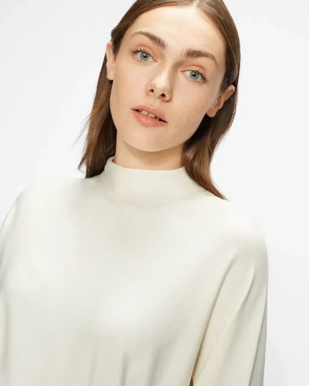 Ted Baker Alice Cocoon Midi Dress in Cream Size 1 / AU 8 for rent on The Volte - main image