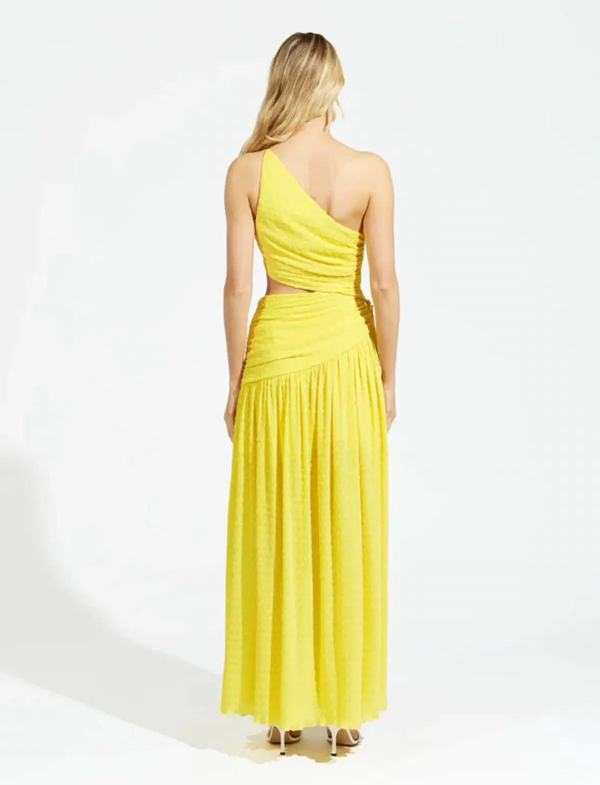 Alice McCall Lolita Maxi Dress Mango Yellow Size AU 10 - Image 4