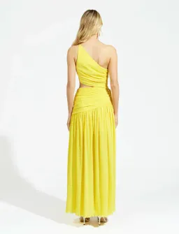 Alice McCall Lolita Maxi Dress Mango Yellow Size AU 10 for rent on The Volte - image 4