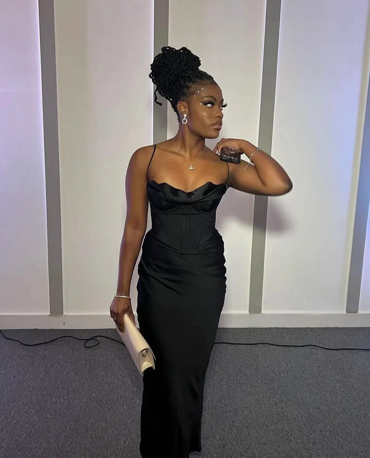 House Of CB Charmaine Corset Maxi Dress Black Size M / AU 10 - Image 4