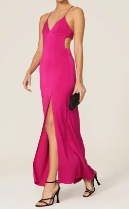Manning Cartell Facetime Slip Gown Pink Size AU 4 for rent on The Volte - image 1