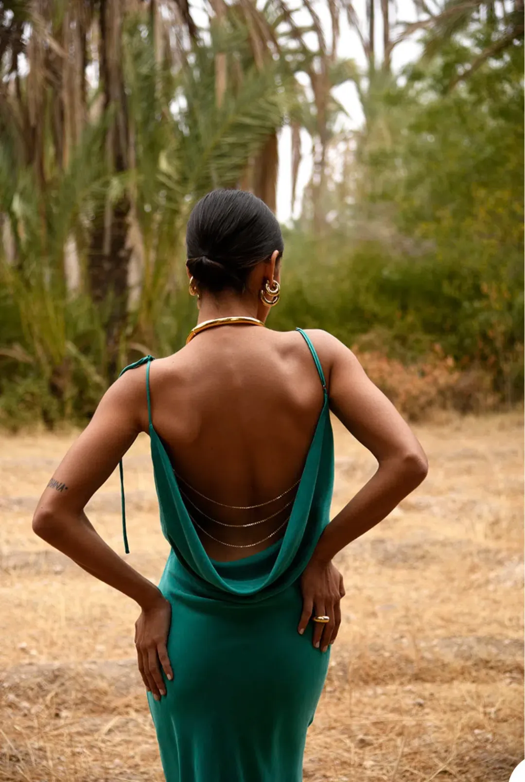 Rat & Boa Ophelia Dress Green Size XS/AU 4 for rent on The Volte - main image