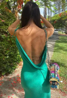 Rat & Boa Ophelia Dress Green Size XS/AU 4 for rent on The Volte - image 3