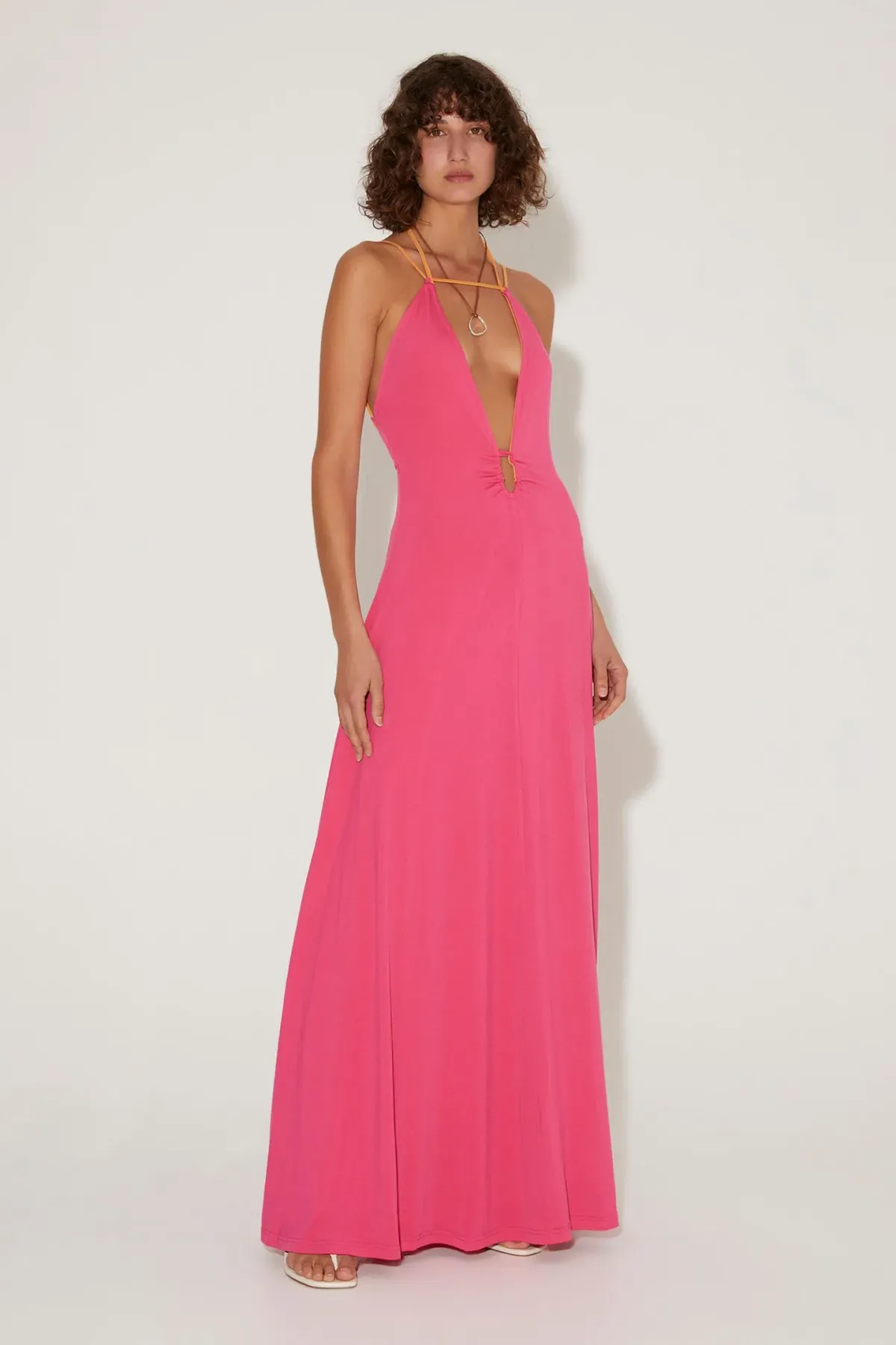 Hansen and Gretel Charlee Dress Magenta Size S/AU 8 - Image 1