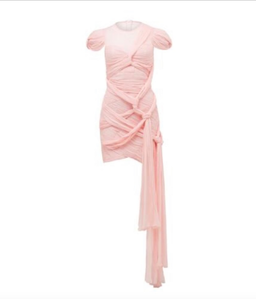 Thurley Reflection Wrap dress size 8 pink for rent on The Volte - image 3