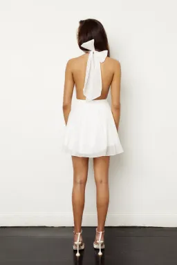 Calia Collection Rosalia Mini Dress White Size 8 for rent on The Volte - image 2