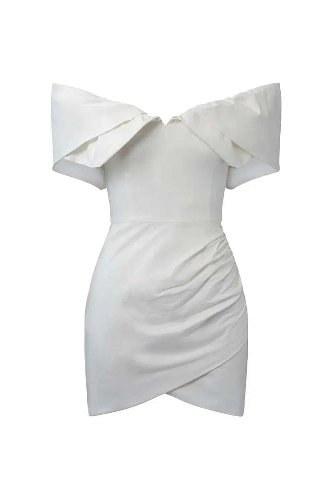 Sofia The Label Hailey Mini Dress in White Size XS / AU 6 for rent on The Volte - main image