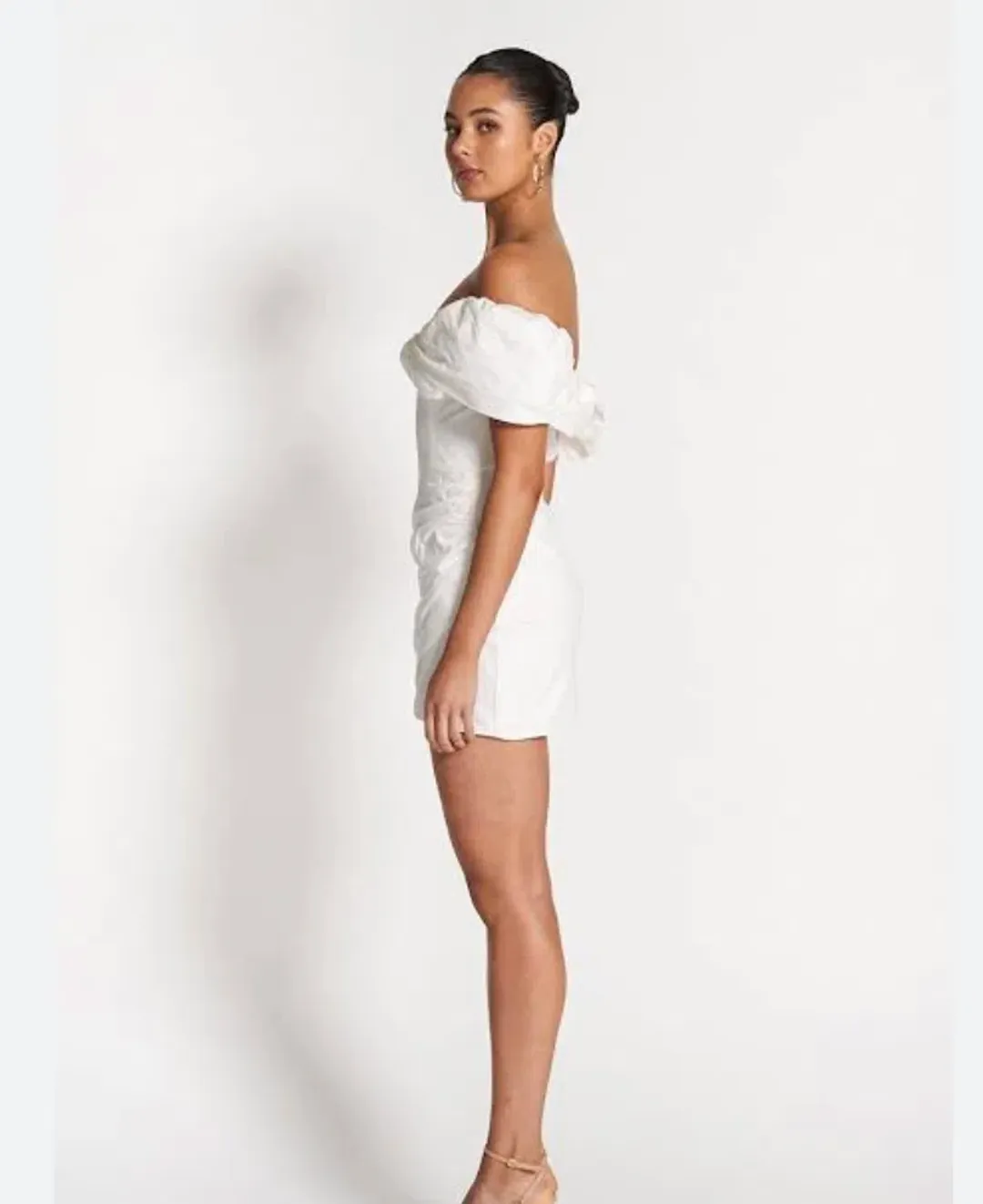 Sofia The Label Hailey Mini Dress in White Size XS / AU 6 for rent on The Volte - main image