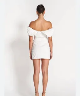 Sofia The Label Hailey Mini Dress in White Size XS / AU 6 for rent on The Volte - image 3