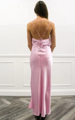 Ginia Lexi Silk Slip Dress Pink Size XS / Au 6 for rent on The Volte - image 4