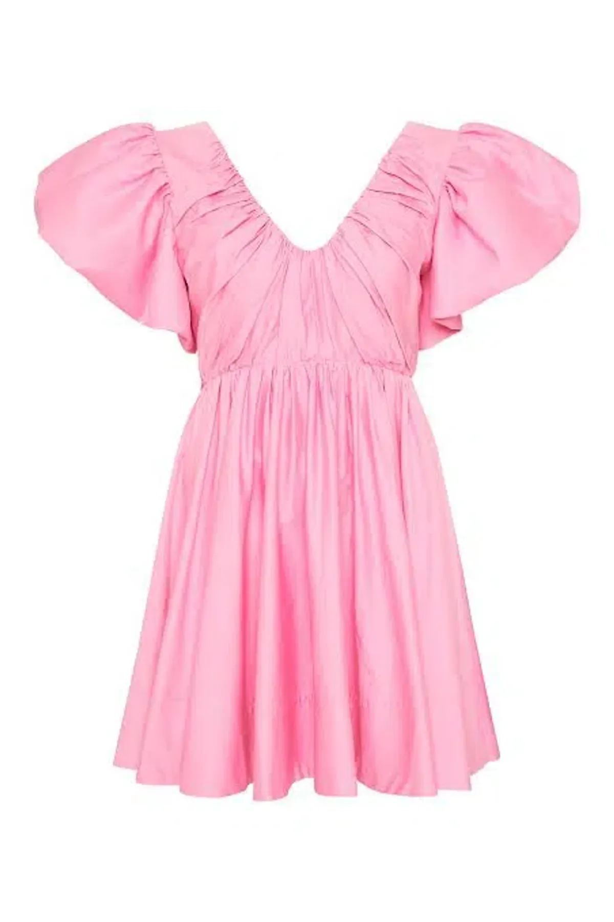 Aje Gretta Bow Back Mini Dress Ballet Pink Size AU 8 - Image 6