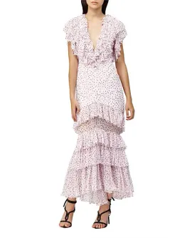 Acler Wendell Dress Polka Dot Lilac Size AU 12 for rent on The Volte - image 2