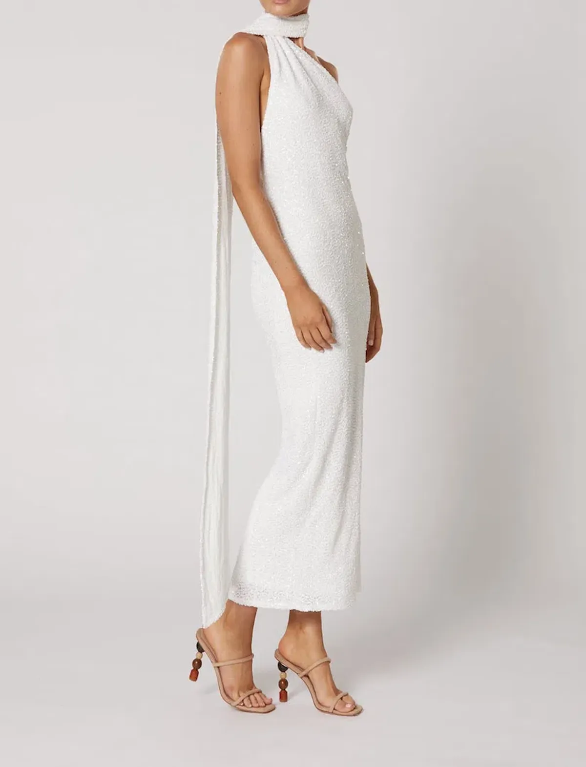 Winona Talei Scarf Dress White Size 6 / XS - Image 2