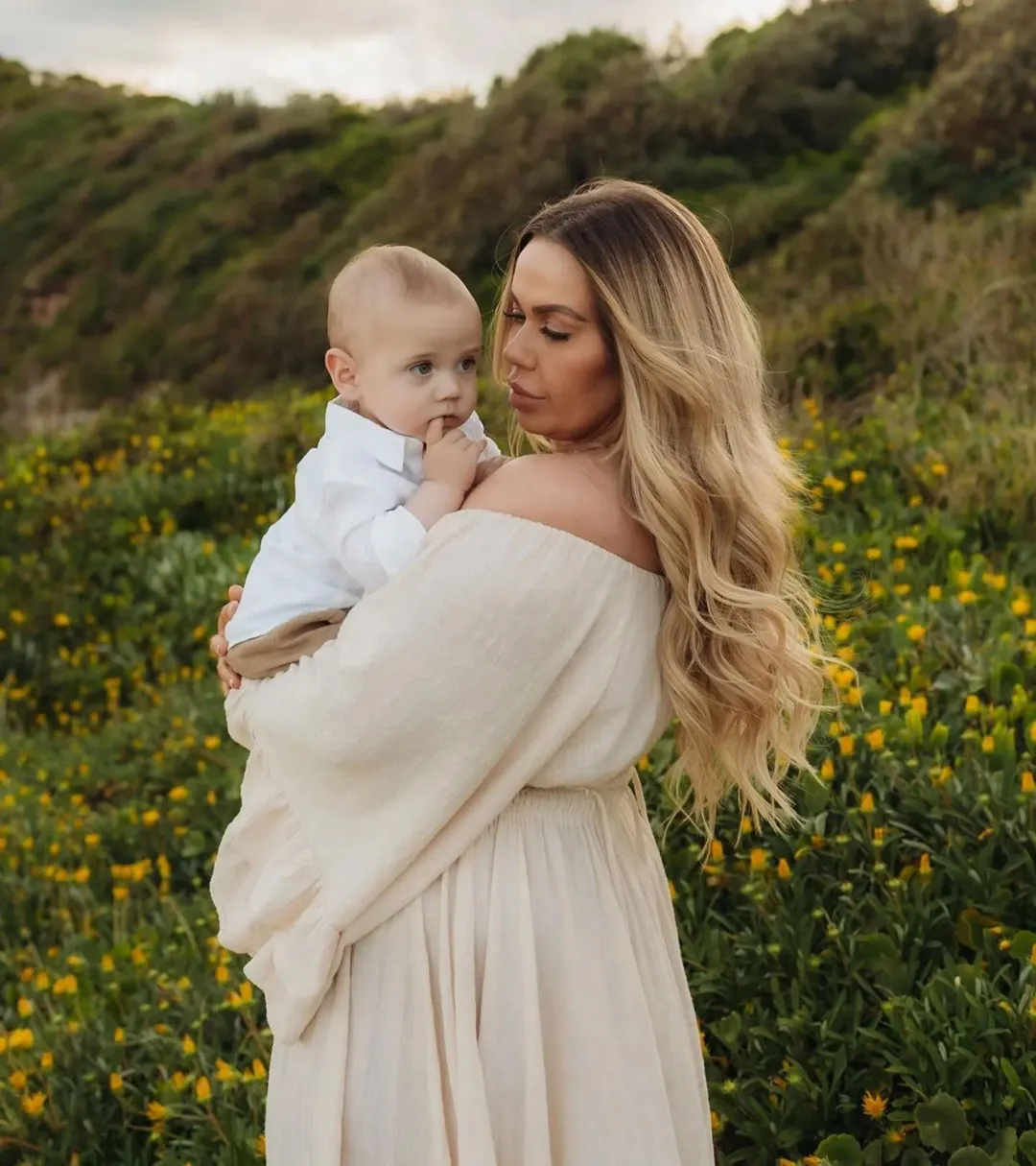 We Are Reclamation Ruffle Me Open Gown Beige Size 22 for rent on The Volte - main image