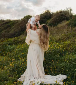 We Are Reclamation Ruffle Me Open Gown Beige Size 22 for rent on The Volte - image 9